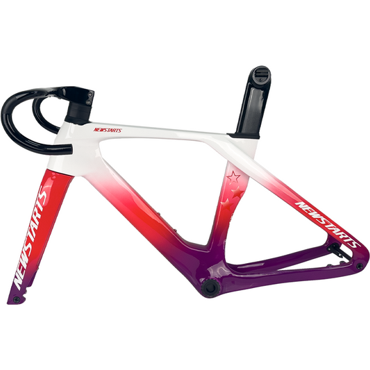 24er Carbon Road Bike Frame Max 32C Tire Disc Brake Lightweight Road Bike Frame Set for Kids