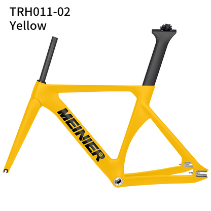 MEINIER Upgraded T1000 Carbon Track Frameset Max 700Cx25C Tire Fixed Gear Frame for Bike Racing Racing