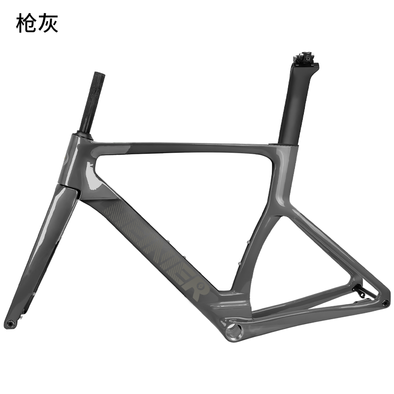 Wholesale Factories Carbon Fiber Road Bike Frame 700C Max 32C Tire Carbon Road Bike Frame Disc Brake Racing Bike Frame