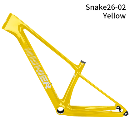 Cadre de vélo enfant 26 pouces BB92 Freins à disque Pneus Max 26erx2 35 pouces Cadre VTT semi-rigide en fibre de carbone T1000 Léger 