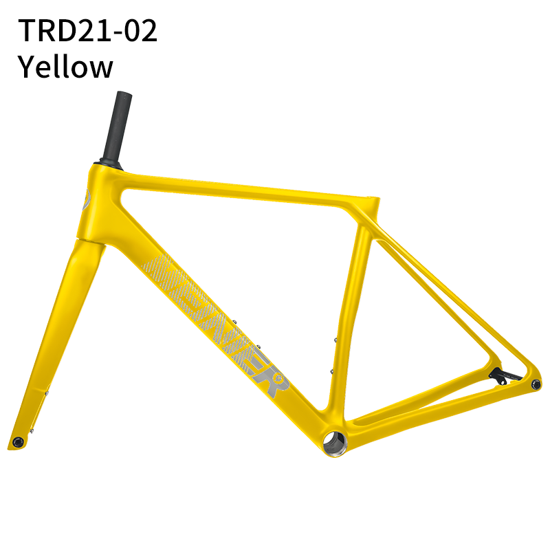 Carbon Fiber Road Bike Frame Max 700x32C Tire Disc Brake Racing Bike Frame for Hub 142x12mm