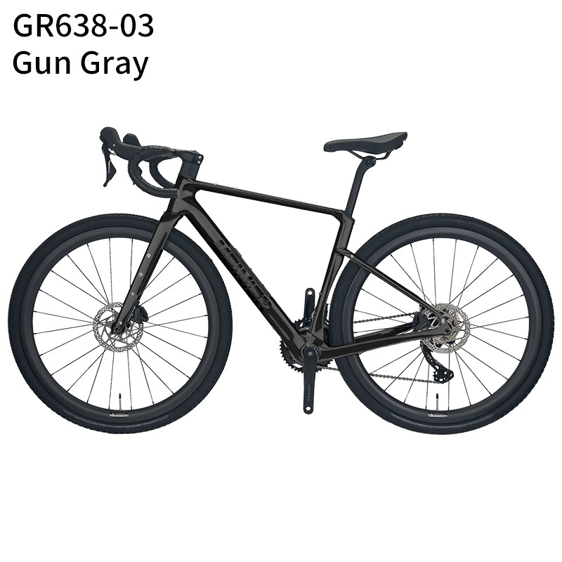 MEINIER Carbon Fiber Gravel Bike GRX BR600 2X11S Hydraulic Disc Brake Gravel Road Bike for Bikepacking and Longer Journeys