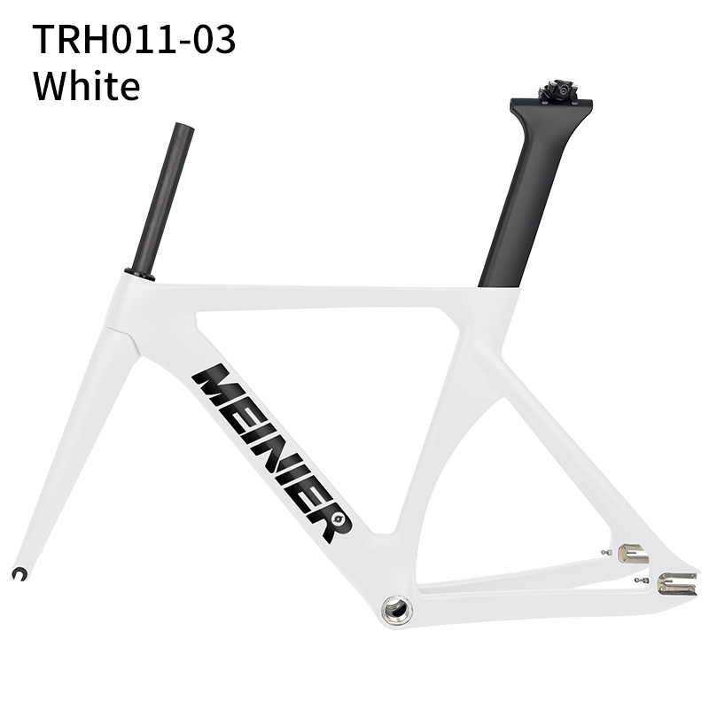 MEINIER Upgraded T1000 Carbon Track Frameset Max 700Cx25C Tire Fixed Gear Frame for Bike Racing Racing