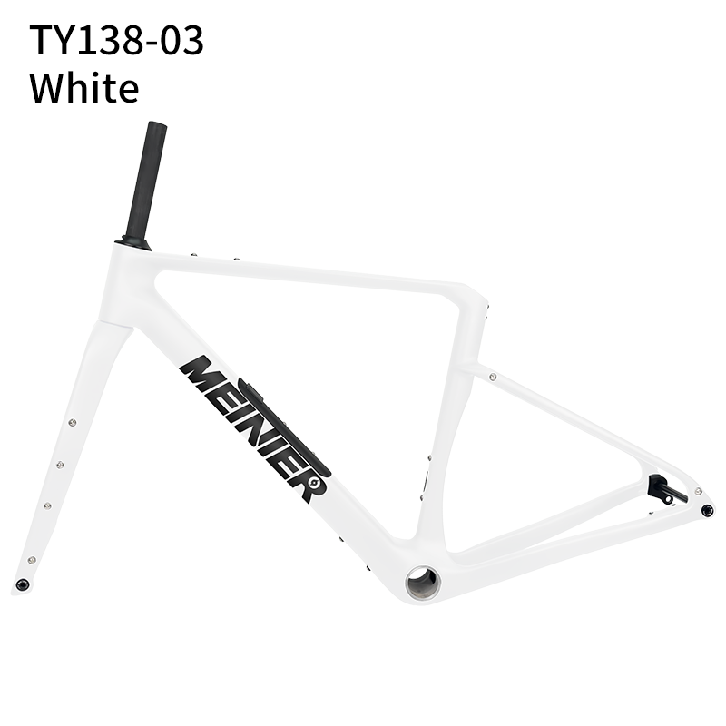 Carbon Gravel Frame with Tool Box UDH Hanger Cyclocross Frameset Bottom Bracket T47