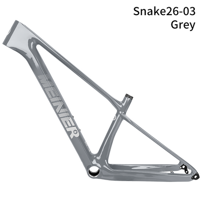Cadre de vélo enfant 26 pouces BB92 Freins à disque Pneus Max 26erx2 35 pouces Cadre VTT semi-rigide en fibre de carbone T1000 Léger 