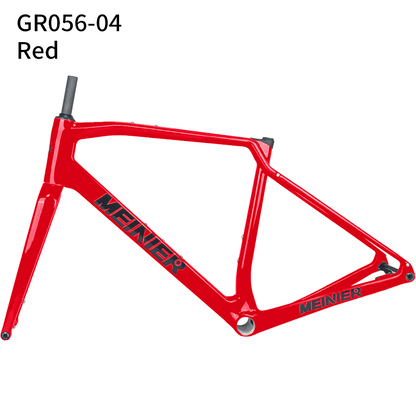 Carbon Gravel Frame Hub142x12mm Axle Disc Brake T47 Cyclocross Frame with Integrated Handlebar Gravel Bicycle Frame