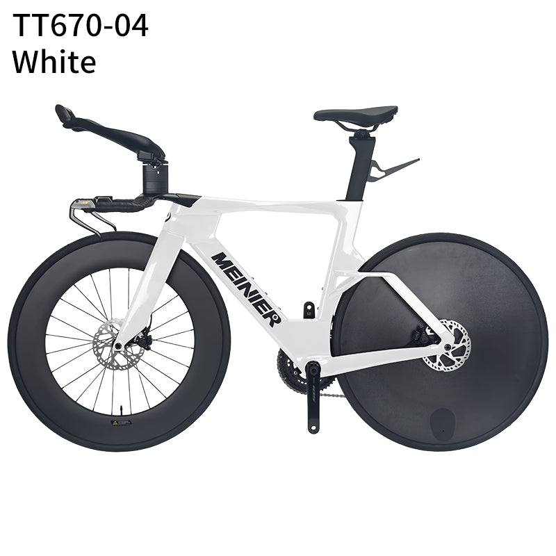 Carbon Fiber TT Bike with 2x12S L-TWOO ER9 and Shimano105 R7000 Crankset Full Carbon Fiber Disc Wheel Triathlon Road Bike for Racing