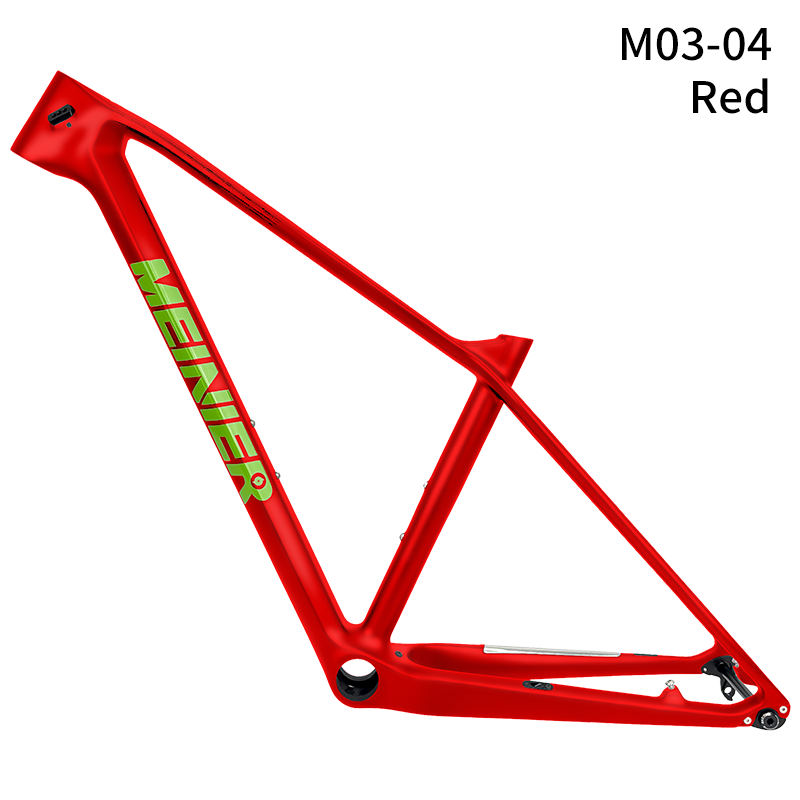 MEINIER Carbon Fiber Mountain Bike Frame Bottom Bracket PF30 Hard Tail Frame Max 27.5erx2.25Tire