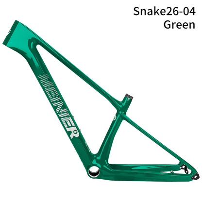 Cadre de vélo enfant 26 pouces BB92 Freins à disque Pneus Max 26erx2 35 pouces Cadre VTT semi-rigide en fibre de carbone T1000 Léger 