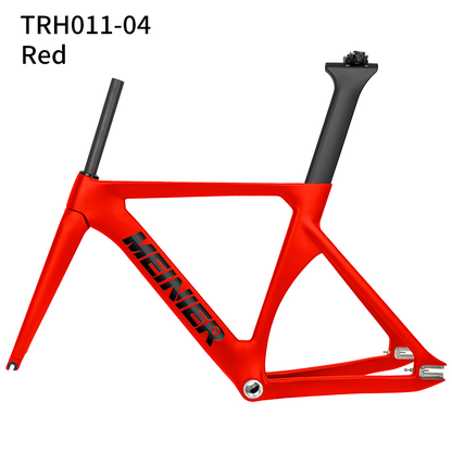 MEINIER Upgraded T1000 Carbon Track Frameset Max 700Cx25C Tire Fixed Gear Frame for Bike Racing Racing