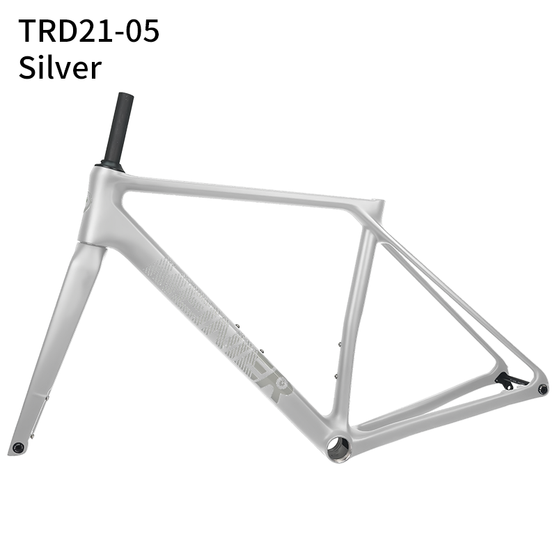 Carbon Fiber Road Bike Frame Max 700x32C Tire Disc Brake Racing Bike Frame for Hub 142x12mm