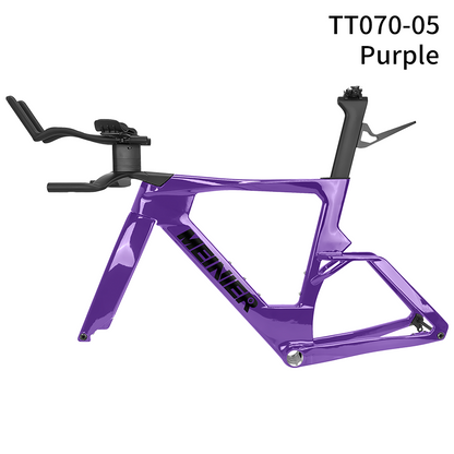 MEINIER Time Trial Bike Frame Internal Cable Routing T47 Bottom Bracket  Lightweight Carbon TT Bike Frame Max Tire 30c