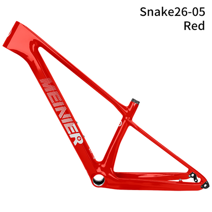 Cadre de vélo enfant 26 pouces BB92 Freins à disque Pneus Max 26erx2 35 pouces Cadre VTT semi-rigide en fibre de carbone T1000 Léger 