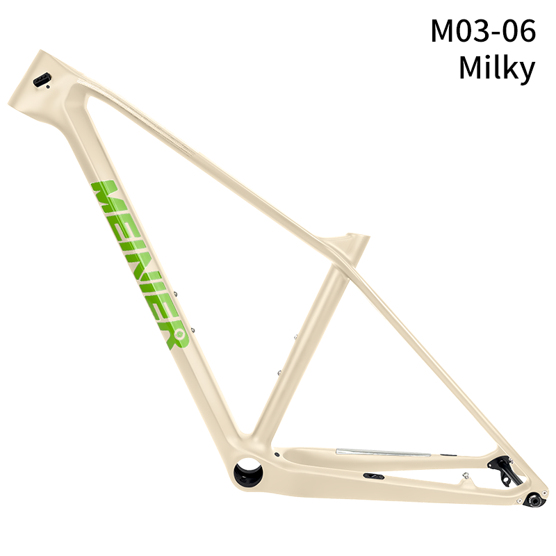 MEINIER Carbon Fiber Mountain Bike Frame Bottom Bracket PF30 Hard Tail Frame Max 27.5erx2.25Tire