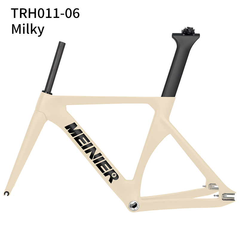 MEINIER Upgraded T1000 Carbon Track Frameset Max 700Cx25C Tire Fixed Gear Frame for Bike Racing Racing