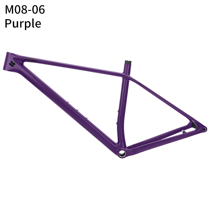 M08 T1000 Carbon MTB Frame Max 29erx2.4Tire Internal Cable Routing Ultralight Hardtail Frame BSA UDH