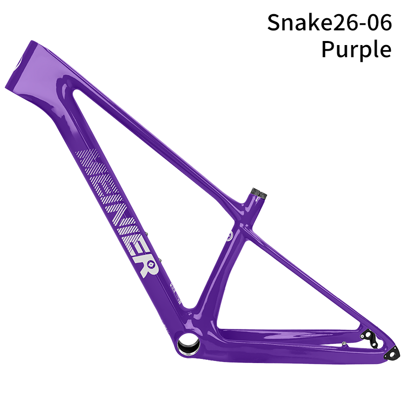 Cadre de vélo enfant 26 pouces BB92 Freins à disque Pneus Max 26erx2 35 pouces Cadre VTT semi-rigide en fibre de carbone T1000 Léger 