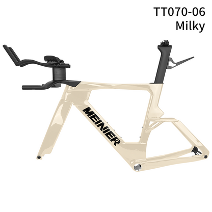 MEINIER Time Trial Bike Frame Internal Cable Routing T47 Bottom Bracket  Lightweight Carbon TT Bike Frame Max Tire 30c