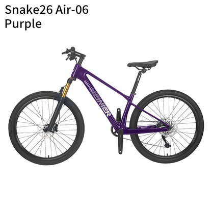 MEINIER Snake26 Air 26 Inch Carbon Fiber Mountain Bike DEORE M4120 10Speed Disc Brake Teen MTB