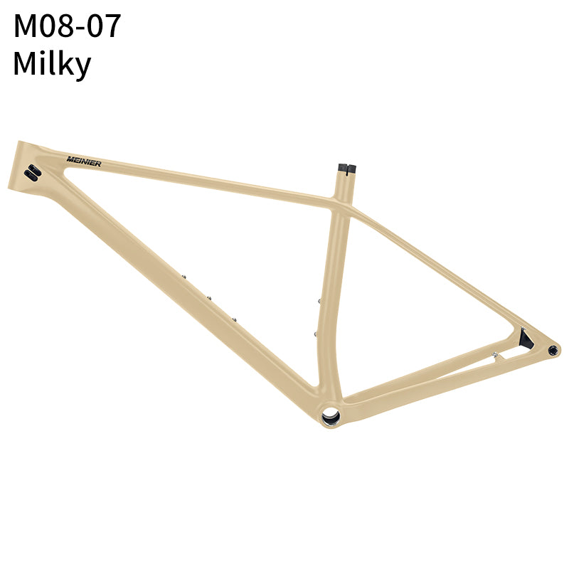 M08 T1000 Carbon MTB Frame Max 29erx2.4Tire Internal Cable Routing Ultralight Hardtail Frame BSA UDH
