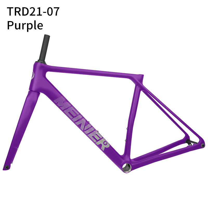 Carbon Fiber Road Bike Frame Max 700x32C Tire Disc Brake Racing Bike Frame for Hub 142x12mm