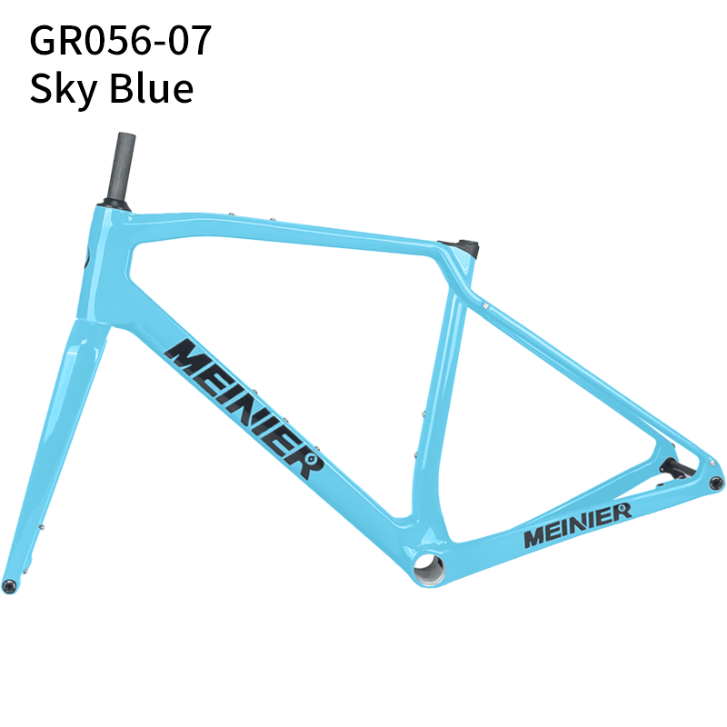 Carbon Gravel Frame Hub142x12mm Axle Disc Brake T47 Cyclocross Frame with Integrated Handlebar Gravel Bicycle Frame