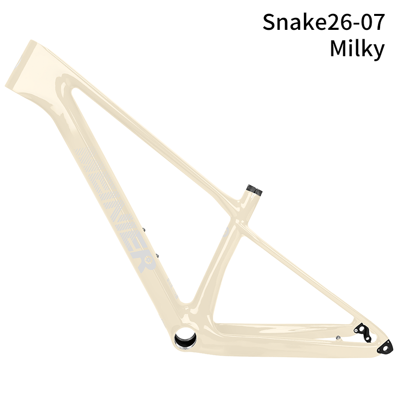 Cadre de vélo enfant 26 pouces BB92 Freins à disque Pneus Max 26erx2 35 pouces Cadre VTT semi-rigide en fibre de carbone T1000 Léger 
