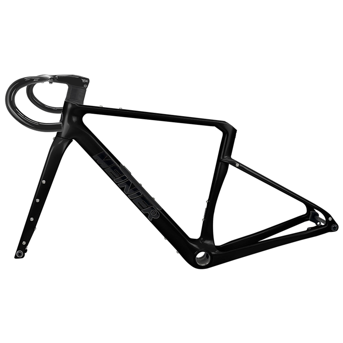 New Carbon Gravel Frameset with Integrated Handlebar UDH Hanger Lightweight Road Bike Frame Set