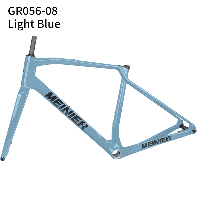 Carbon Gravel Frame Hub142x12mm Axle Disc Brake T47 Cyclocross Frame with Integrated Handlebar Gravel Bicycle Frame