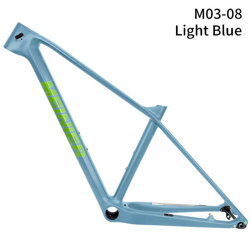 MEINIER Carbon Fiber Mountain Bike Frame Bottom Bracket PF30 Hard Tail Frame Max 27.5erx2.25Tire
