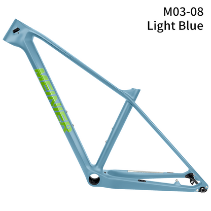 MEINIER Carbon Fiber Mountain Bike Frame Bottom Bracket PF30 Hard Tail Frame Max 27.5erx2.25Tire