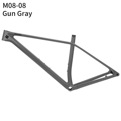 M08 T1000 Carbon MTB Frame Max 29erx2.4Tire Internal Cable Routing Ultralight Hardtail Frame BSA UDH