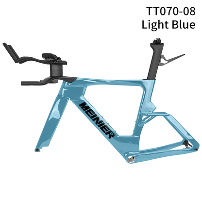 MEINIER Time Trial Bike Frame Internal Cable Routing T47 Bottom Bracket  Lightweight Carbon TT Bike Frame Max Tire 30c