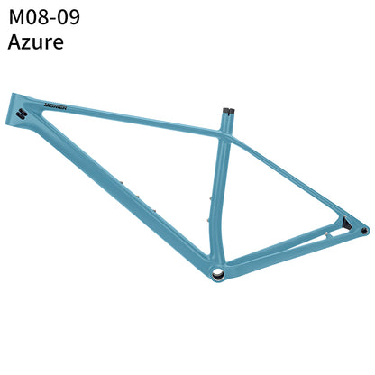 M08 T1000 Carbon MTB Frame Max 29erx2.4Tire Internal Cable Routing Ultralight Hardtail Frame BSA UDH