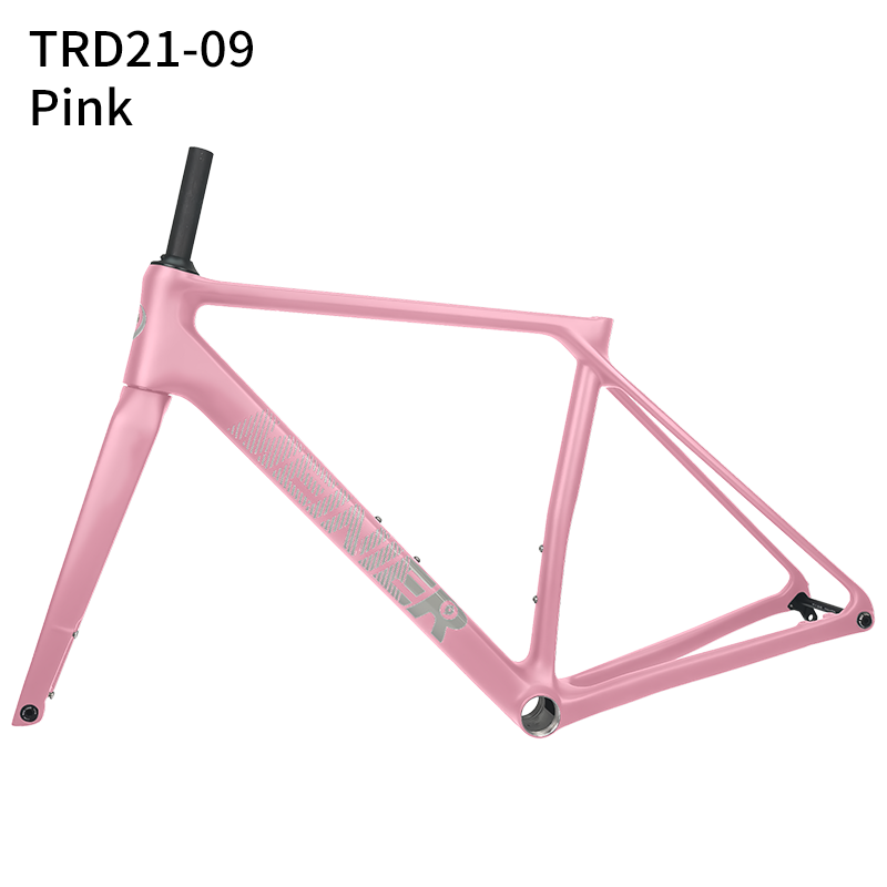 Carbon Fiber Road Bike Frame Max 700x32C Tire Disc Brake Racing Bike Frame for Hub 142x12mm