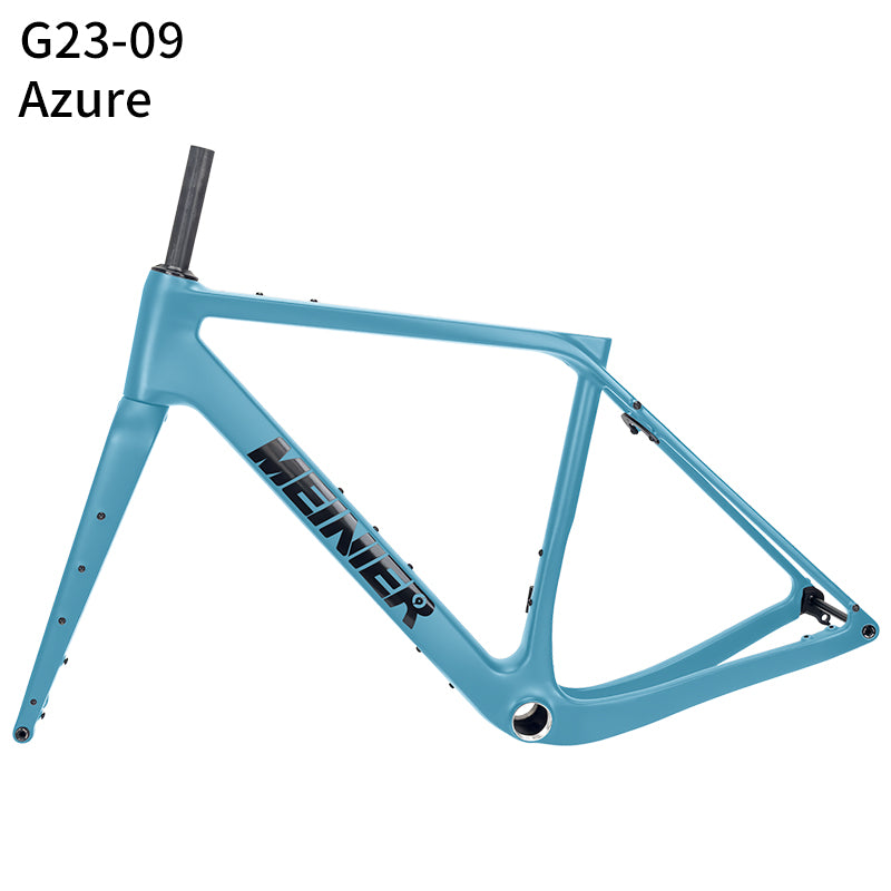 G23 Gravel Bike Frameset Max 700Cx47C Tires Internal Cable Routing Carbon Fiber Road Bike Frame Disc Brake for All-road