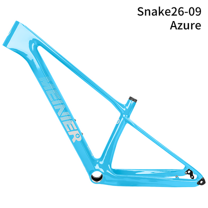Cadre de vélo enfant 26 pouces BB92 Freins à disque Pneus Max 26erx2 35 pouces Cadre VTT semi-rigide en fibre de carbone T1000 Léger 