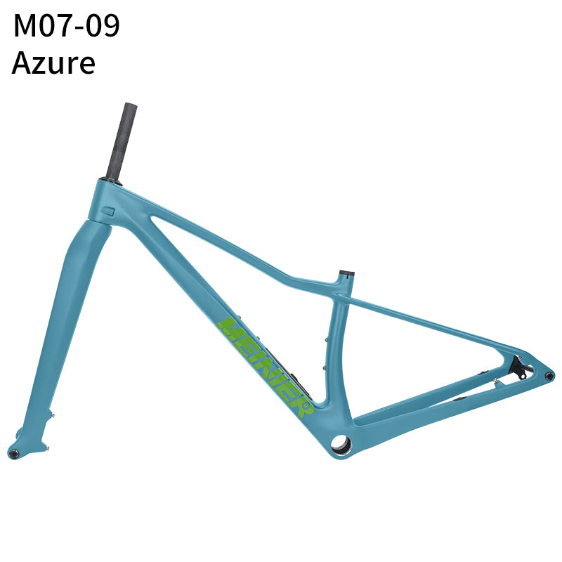 MEINIER M07 Carbon MTB Frame with Rigid Fork Disc Tool Box UDH Internal Cable Routing Hardtail Frame 32er