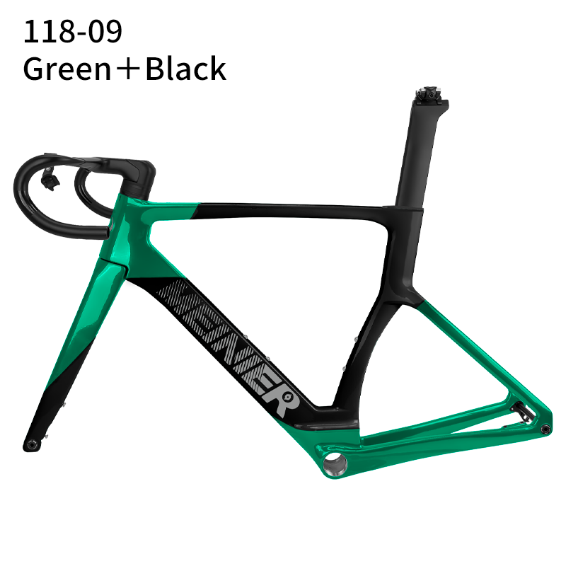Road Carbon Frameset 700C Racing Bike Frame with 142x12mm Hub Disc Brake Lightweight Aero Design