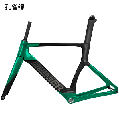 Wholesale Factories Carbon Fiber Road Bike Frame 700C Max 32C Tire Carbon Road Bike Frame Disc Brake Racing Bike Frame