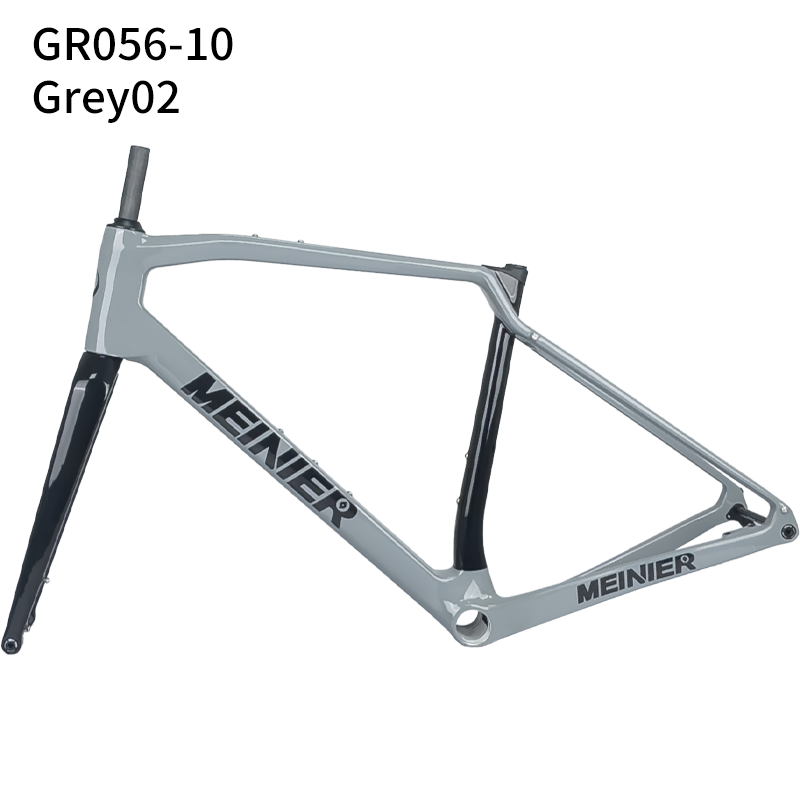 Carbon Gravel Frame Hub142x12mm Axle Disc Brake T47 Cyclocross Frame with Integrated Handlebar Gravel Bicycle Frame