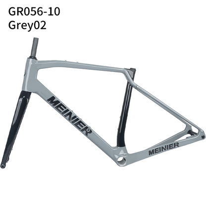 Carbon Gravel Frame Hub142x12mm Axle Disc Brake T47 Cyclocross Frame with Integrated Handlebar Gravel Bicycle Frame