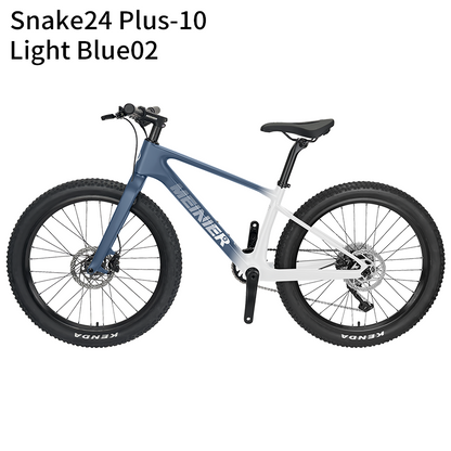 24 Inch Carbon Mountain Bike Internal Cable Routing T47 Bottom Bracket 10Speed Disc Brake Lightweight MTB