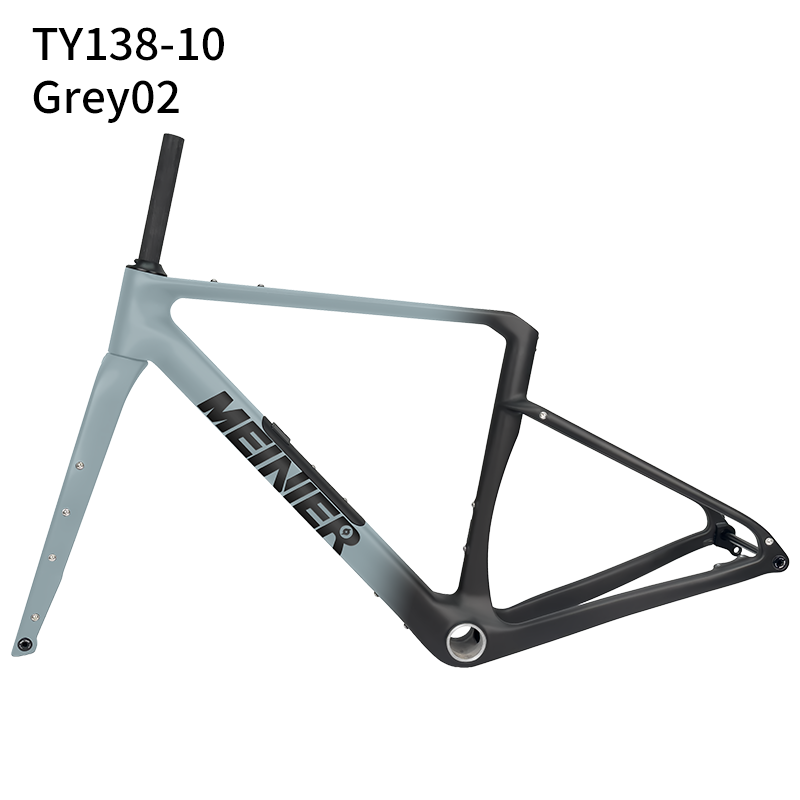 Carbon Gravel Frame with Tool Box UDH Hanger Cyclocross Frameset Bottom Bracket T47