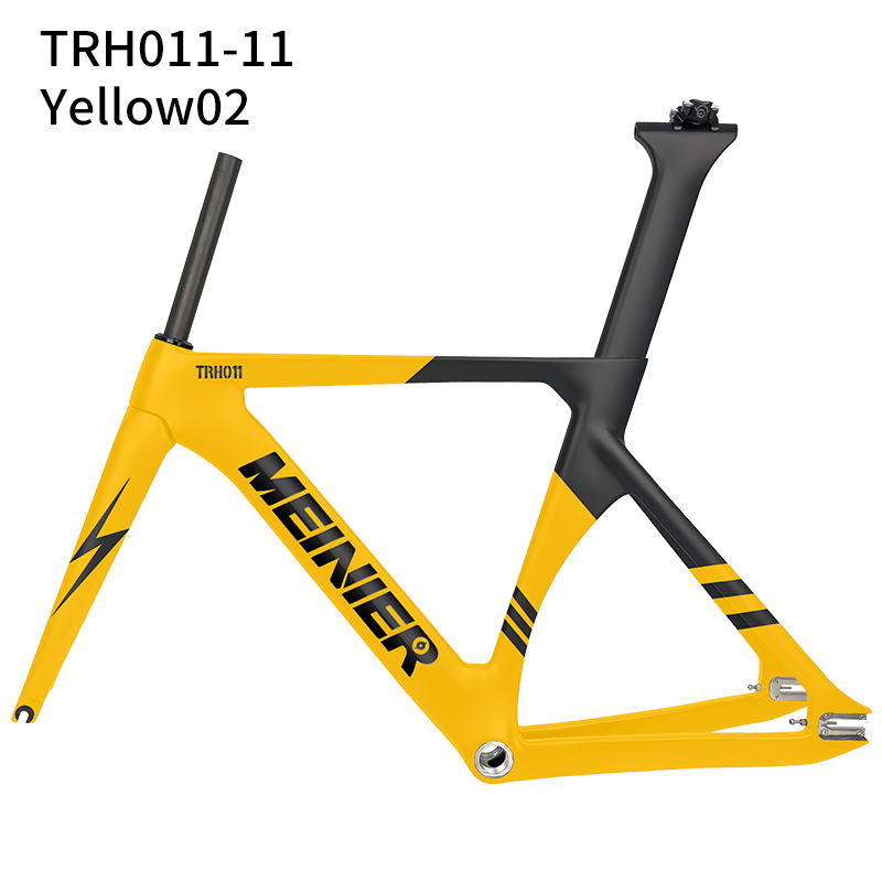 MEINIER Upgraded T1000 Carbon Track Frameset Max 700Cx25C Tire Fixed Gear Frame for Bike Racing Racing
