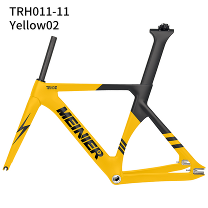 MEINIER Upgraded T1000 Carbon Track Frameset Max 700Cx25C Tire Fixed Gear Frame for Bike Racing Racing