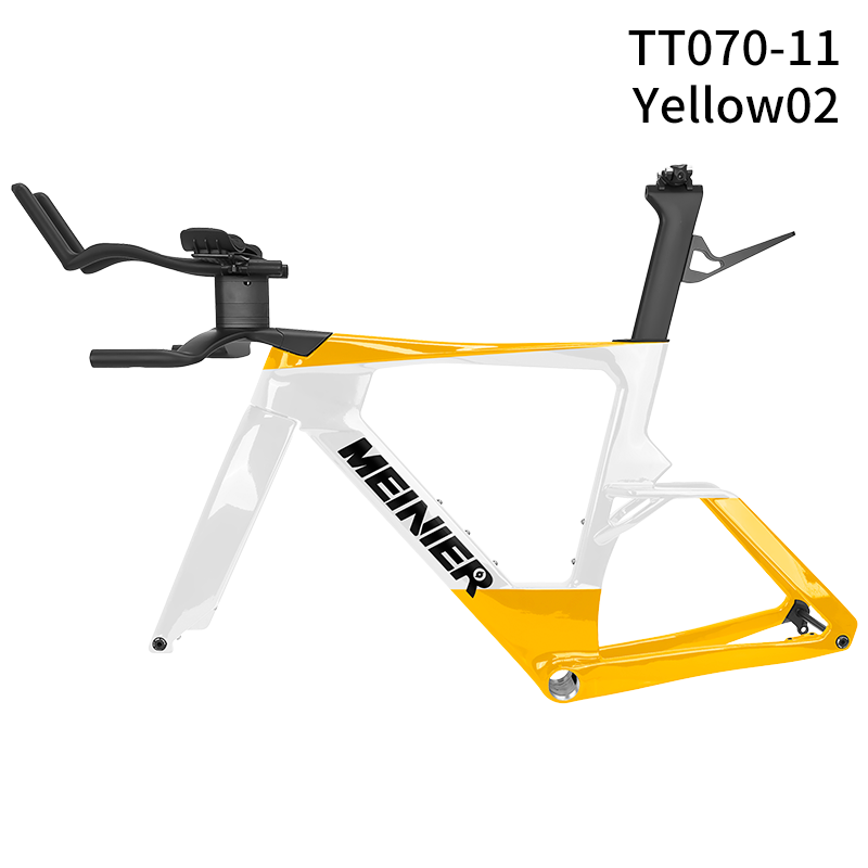 MEINIER Time Trial Bike Frame Internal Cable Routing T47 Bottom Bracket  Lightweight Carbon TT Bike Frame Max Tire 30c