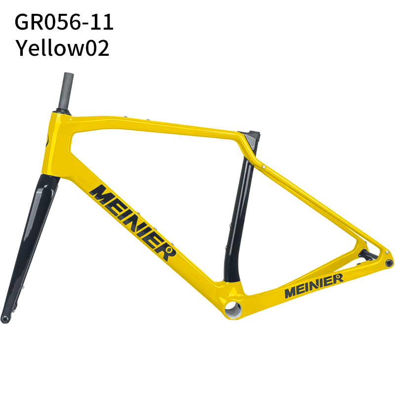 Carbon Gravel Frame Hub142x12mm Axle Disc Brake T47 Cyclocross Frame with Integrated Handlebar Gravel Bicycle Frame