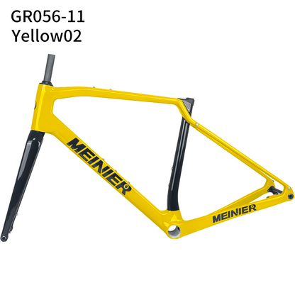 Carbon Gravel Frame Hub142x12mm Axle Disc Brake T47 Cyclocross Frame with Integrated Handlebar Gravel Bicycle Frame
