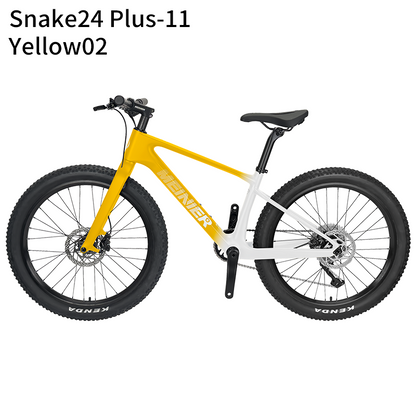 24 Inch Carbon Mountain Bike Internal Cable Routing T47 Bottom Bracket 10Speed Disc Brake Lightweight MTB